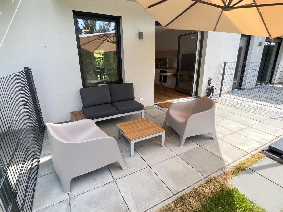 ניוסדיל אם סי 25H Spa-Residenz Best Sleep Privat Garden & Pools מראה חיצוני תמונה